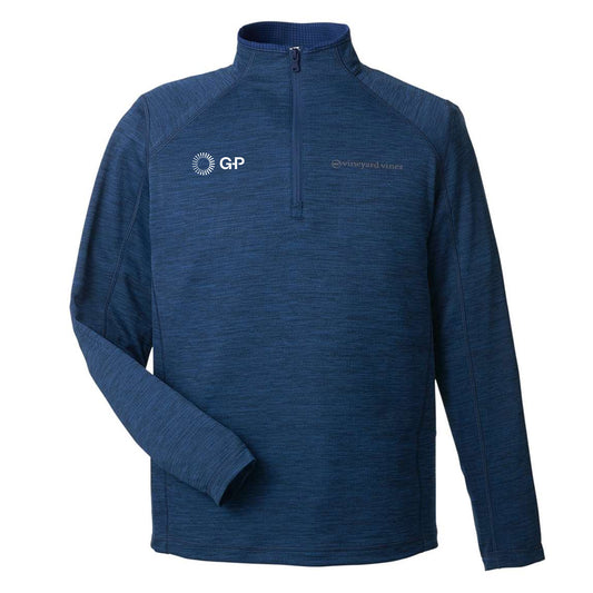 Vineyard Vines Sankaty Quarter-Zip Pullover - Vineyard Navy - Men's